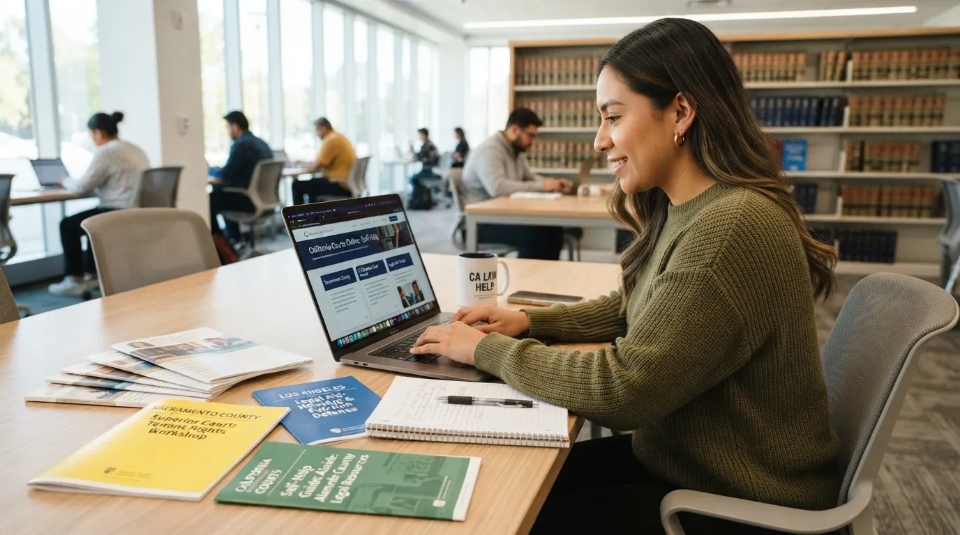 Accessing California legal resources by location