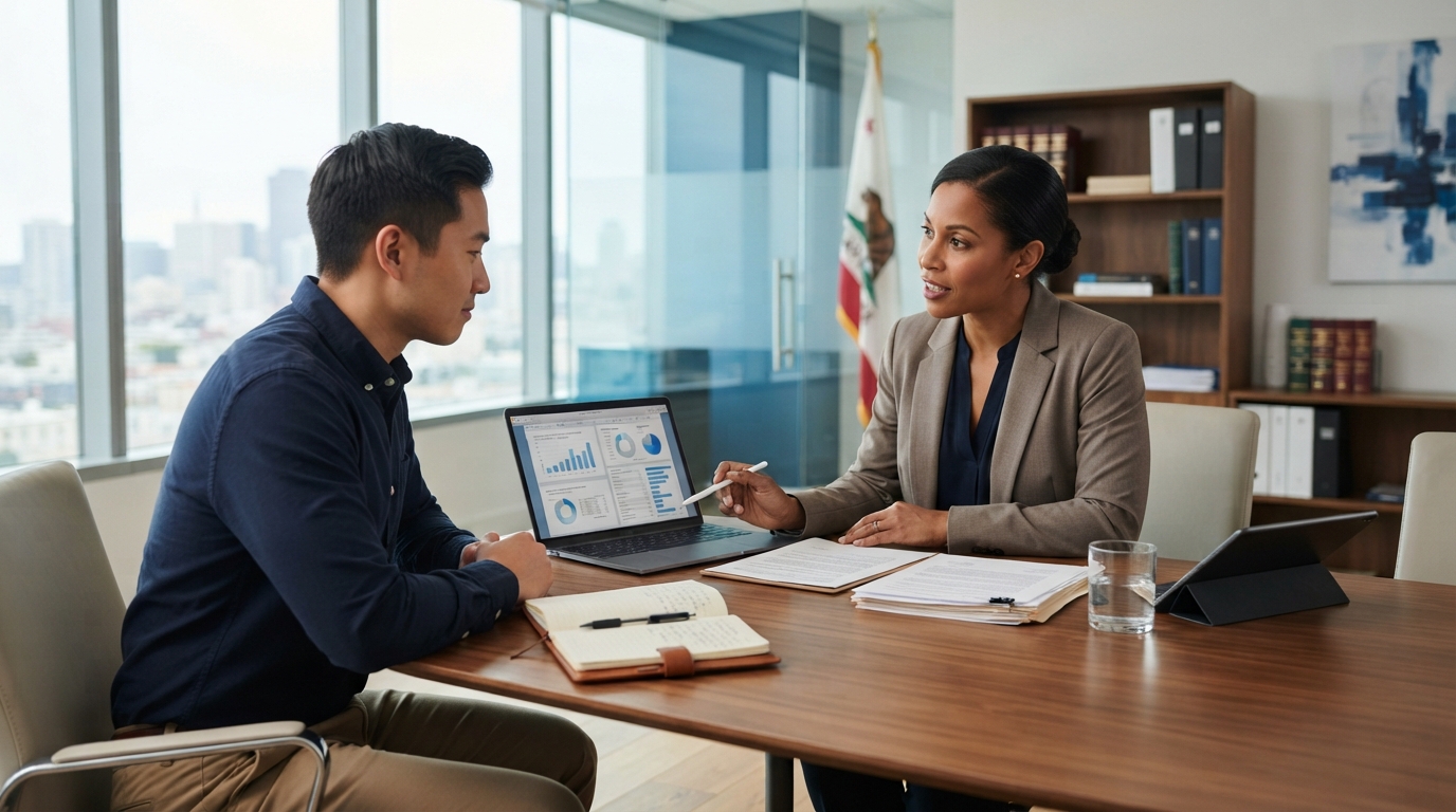 Client asking a California attorney about AI use during a consultation